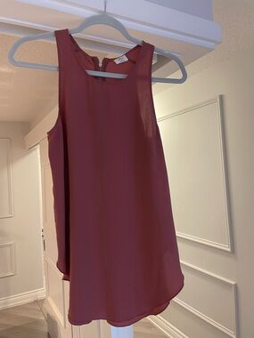 Aritzia Wilfred Pink Sleeveless Blouse - Size XS